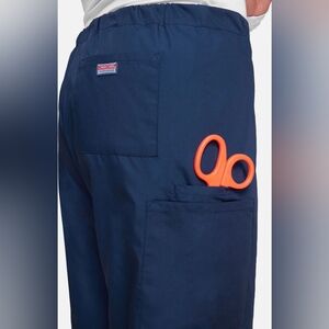 Cherokee Women's Navy Scrub Drawstring Pants